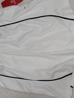 bcg White Top with Red Logo Tag